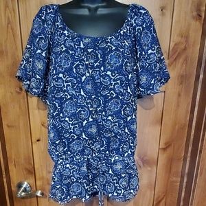 Michael Kors paisley patterned shirt